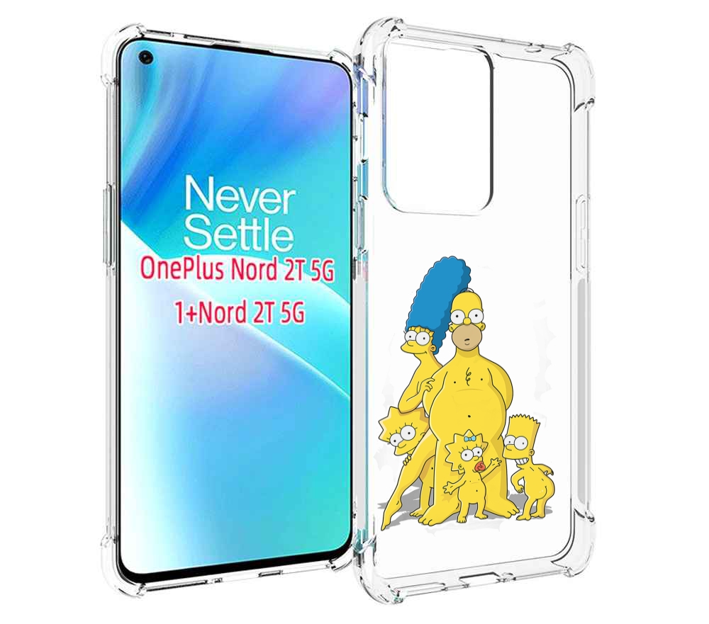 

Чехол MyPads семья-симпсонов для OnePlus Nord 2T, Прозрачный, Tocco