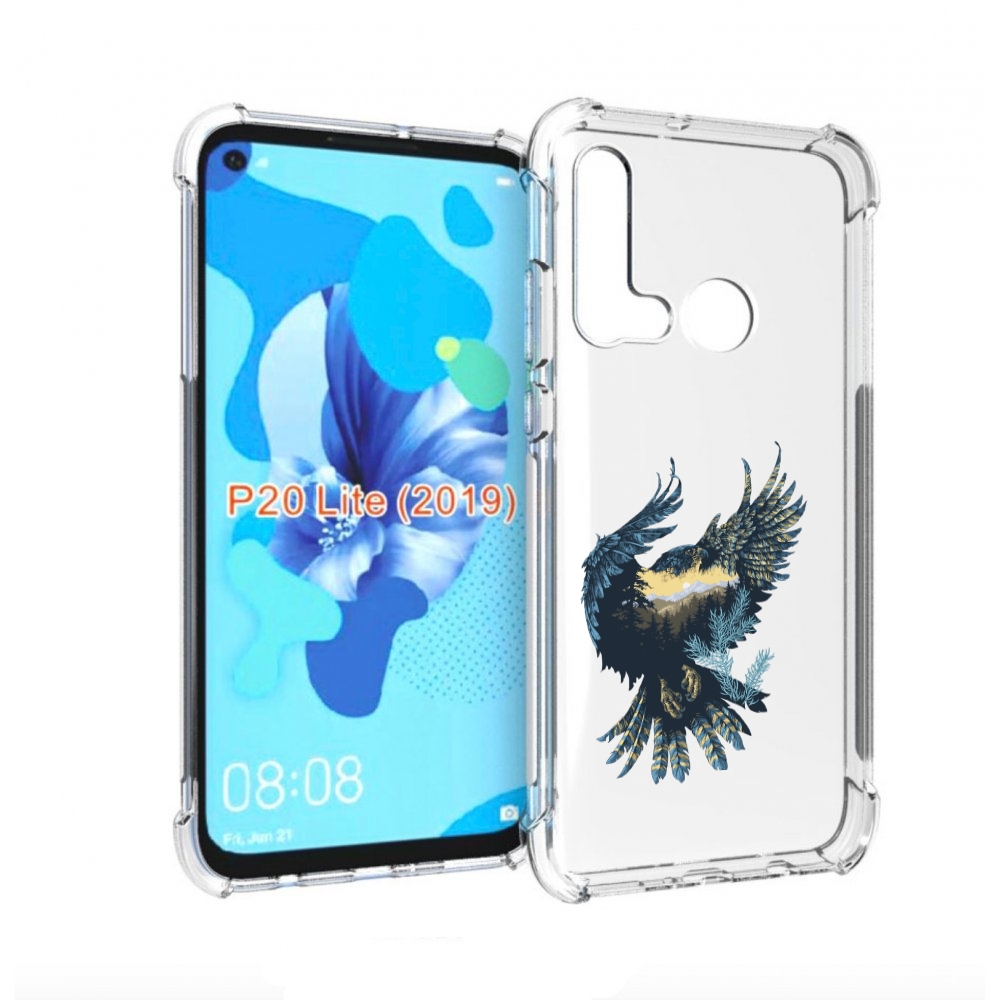 

Чехол бампер MyPads мирок в соколе для Huawei P20 Lite (2019), Прозрачный, Tocco