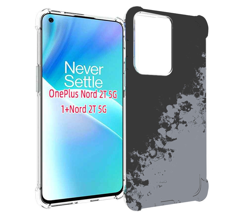 

Чехол MyPads серый-эстетичный для OnePlus Nord 2T, Прозрачный, Tocco