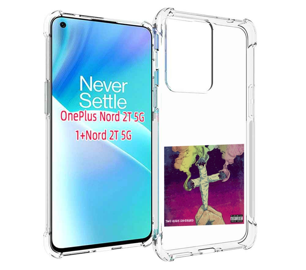 

Чехол MyPads сигаретный крест для OnePlus Nord 2T, Прозрачный, Tocco
