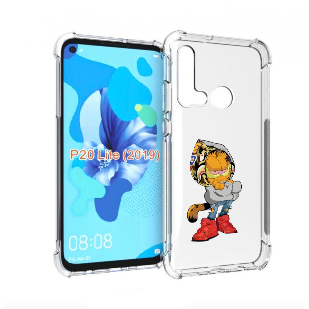 

Чехол бампер MyPads модный-котяра детский для Huawei P20 Lite (2, Прозрачный, Tocco