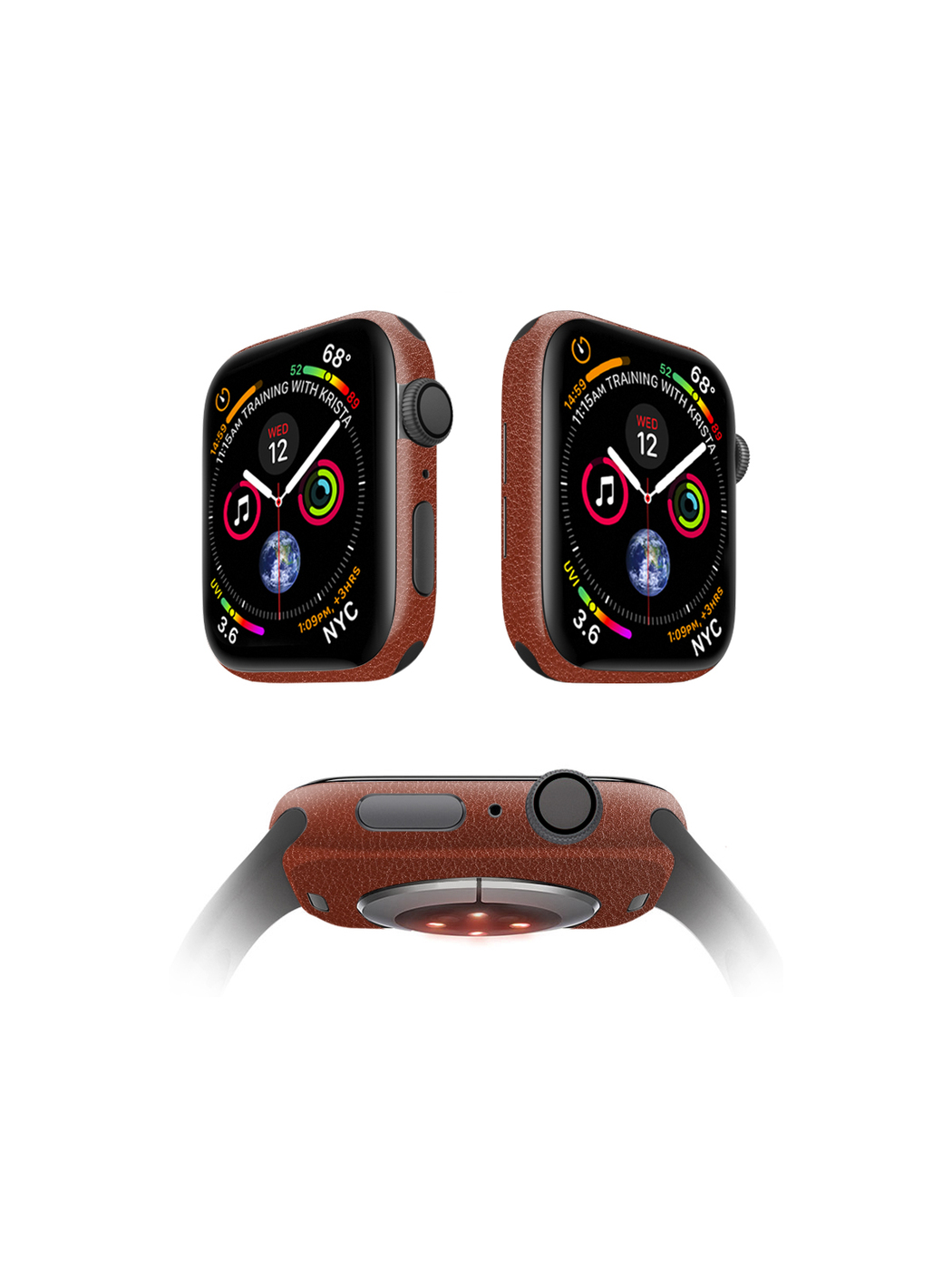 

Защитная пленка MOCOLL для корпуса Apple Watch 42mm (2шт) Кожа Коричневая