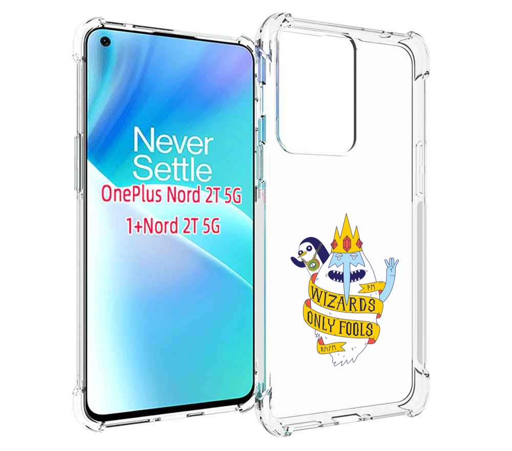 

Чехол MyPads время приключений снежный король для OnePlus Nord 2T, Прозрачный, Tocco