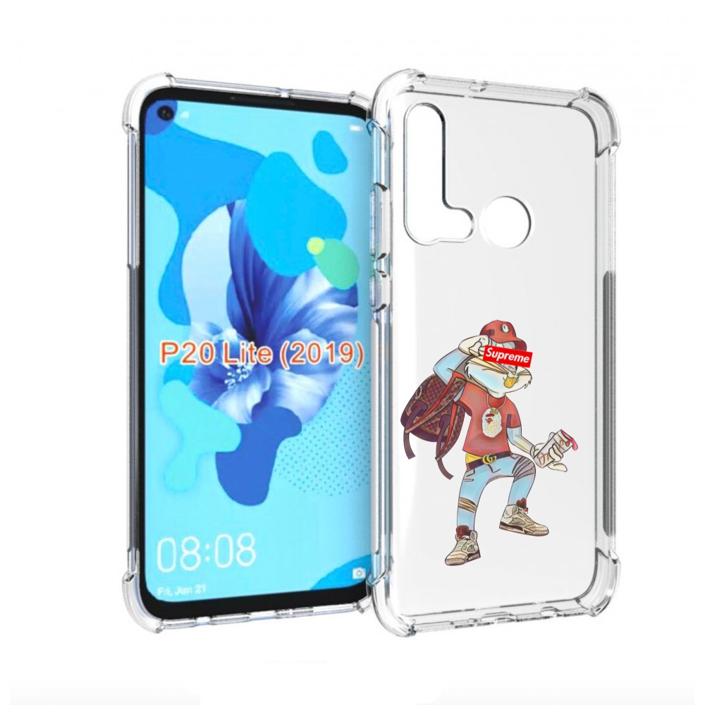 

Чехол бампер MyPads моднявый-заяц детский для Huawei P20 Lite (2, Прозрачный, Tocco
