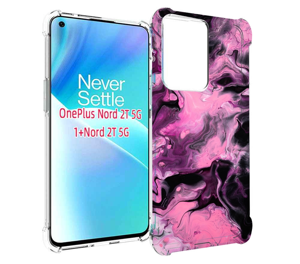 

Чехол MyPads смешивание-фиолетового для OnePlus Nord 2T, Прозрачный, Tocco