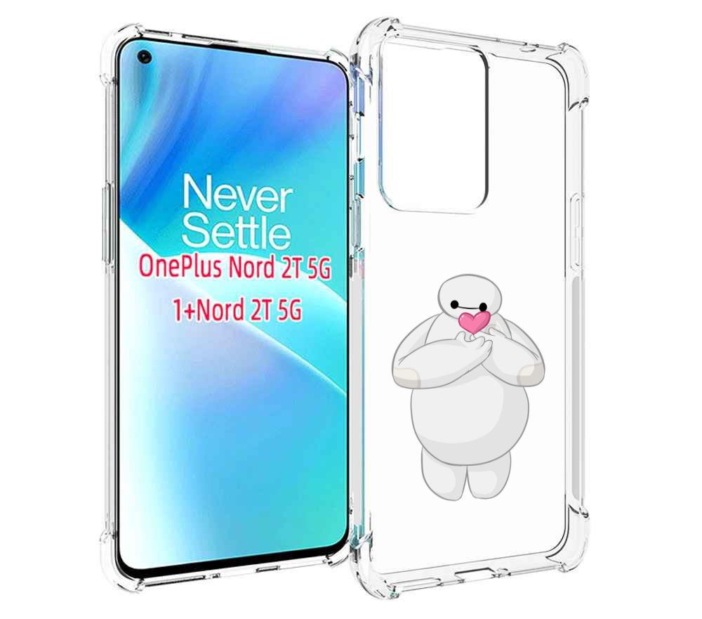 

Чехол MyPads снеговик-с-сердечком для OnePlus Nord 2T, Прозрачный, Tocco