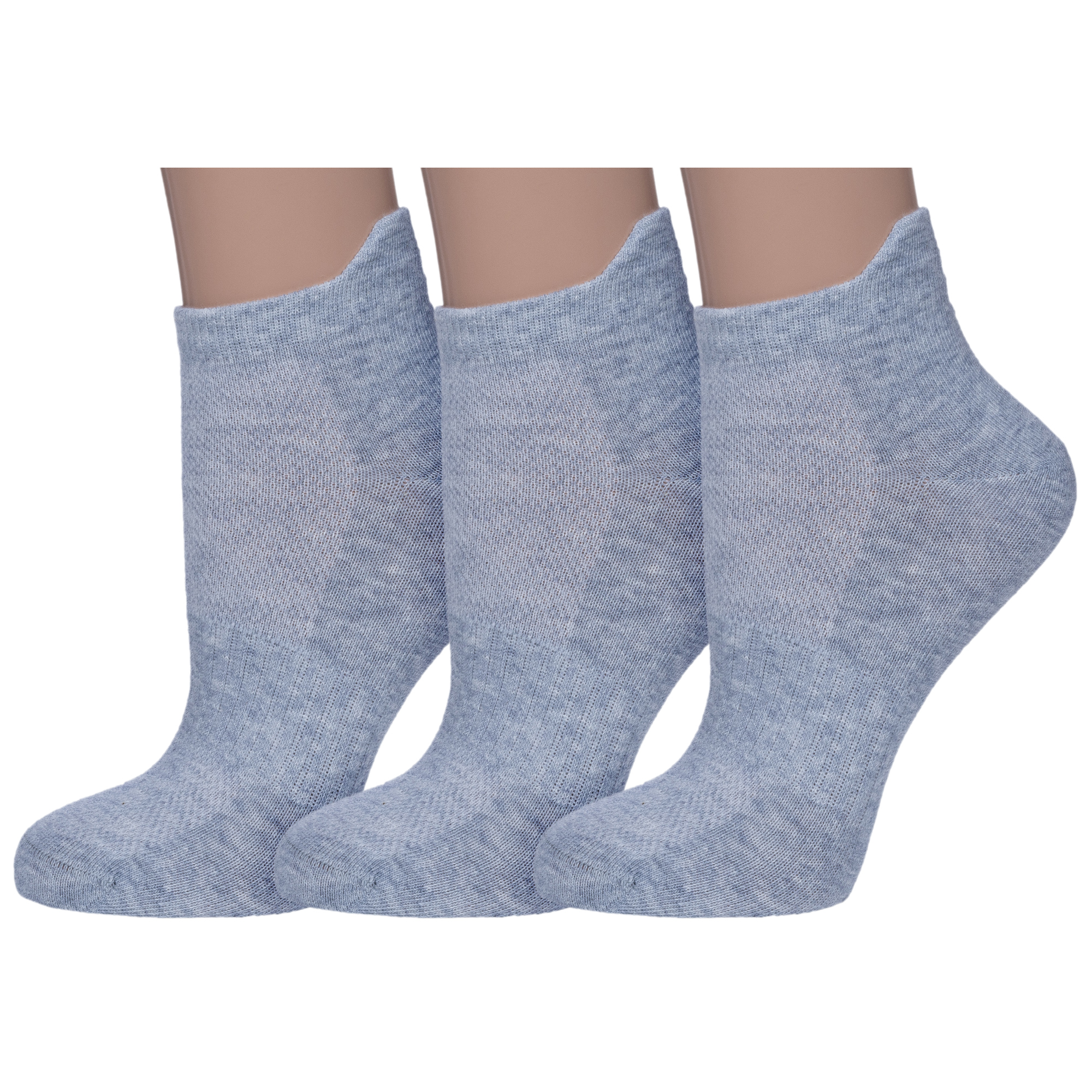 Комплект носков женских НАШЕ 3-422С22 серых 23