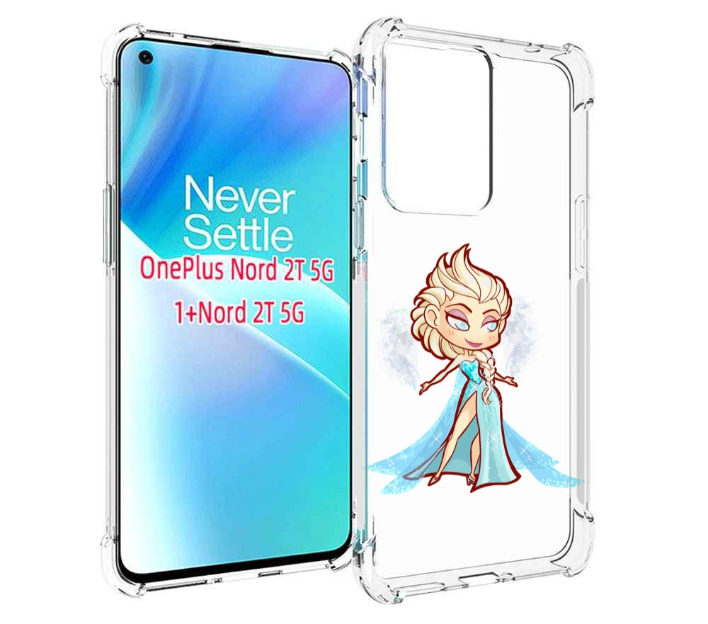 

Чехол MyPads снежная-принцесса женский для OnePlus Nord 2T, Прозрачный, Tocco