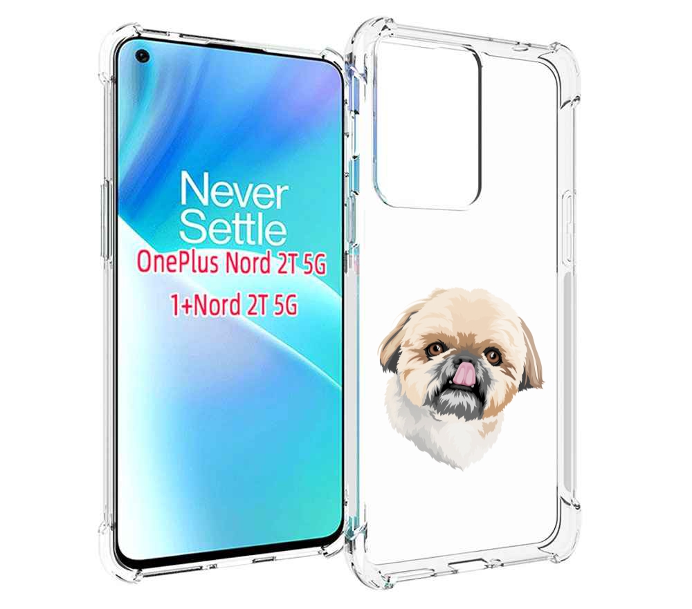 

Чехол MyPads собачка-с-язычком для OnePlus Nord 2T, Прозрачный, Tocco