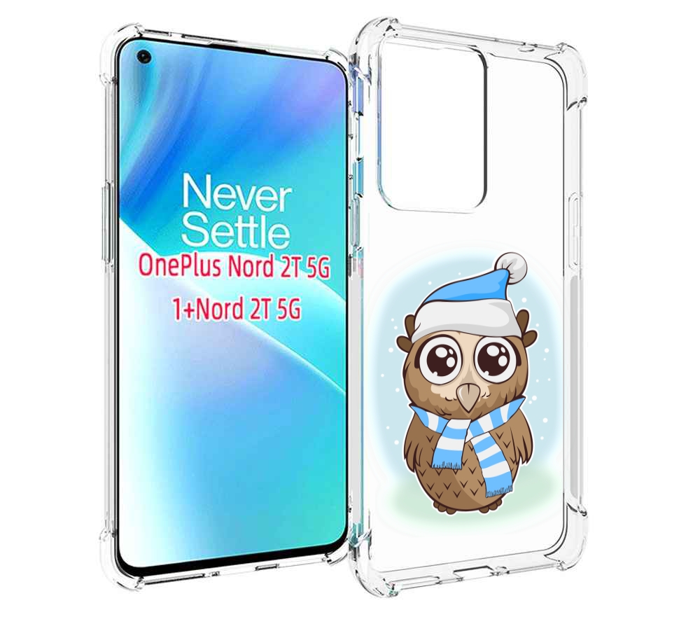 

Чехол MyPads сова-в-шарфике-и-шапке для OnePlus Nord 2T, Прозрачный, Tocco
