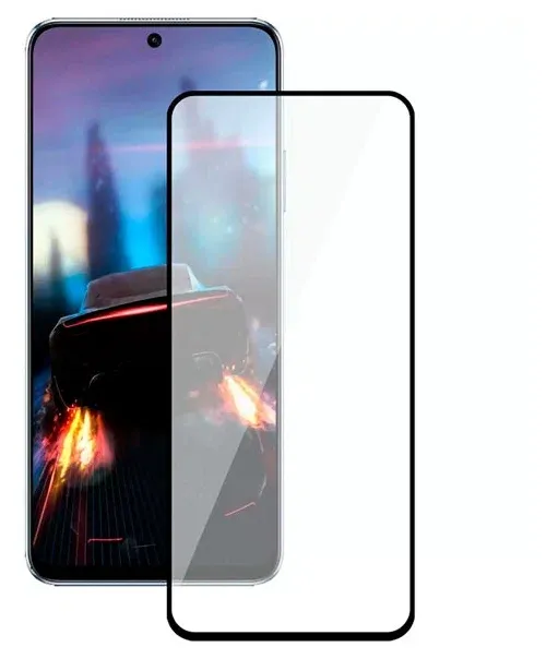 фото Защитное стекло mobility для huawei nova y90 полный клей, черный