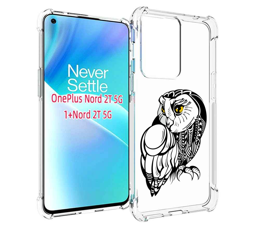 

Чехол MyPads сова-красотка для OnePlus Nord 2T, Прозрачный, Tocco
