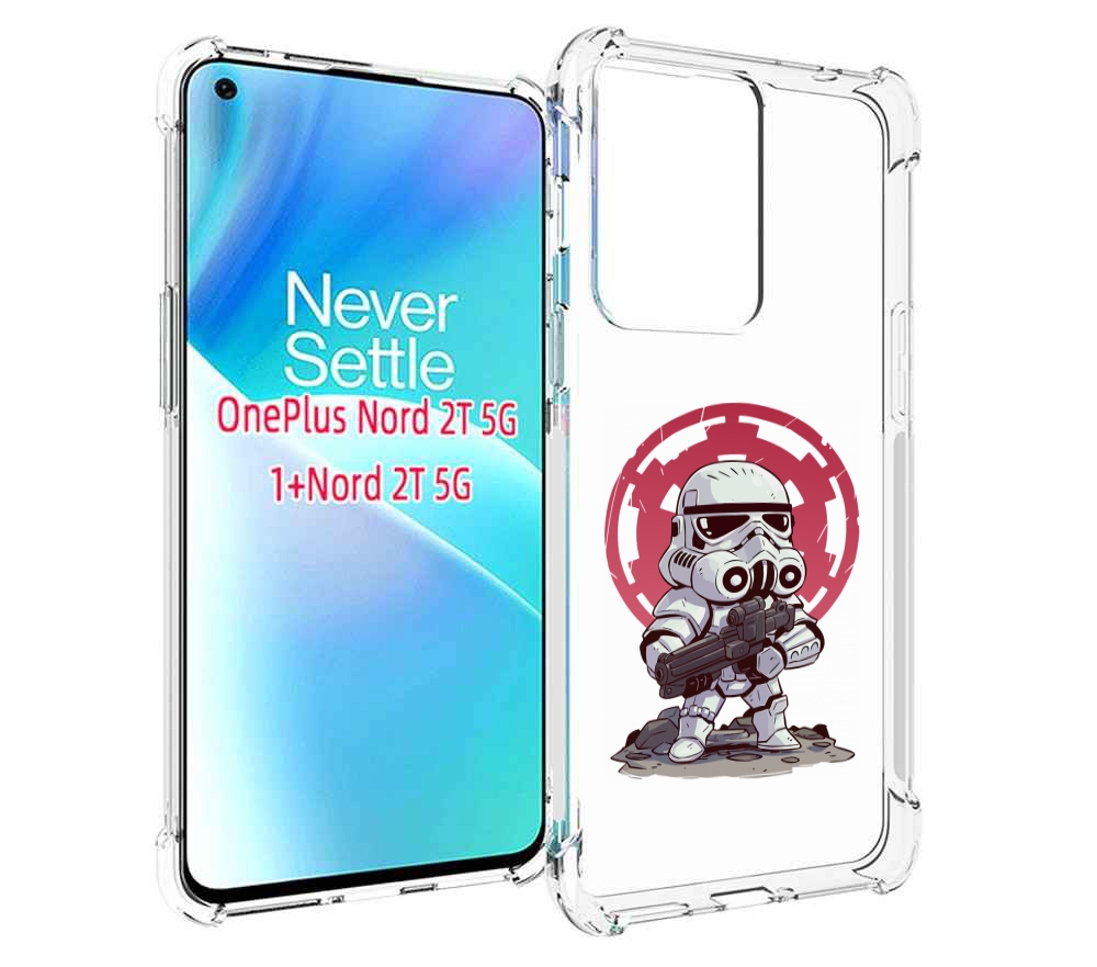 

Чехол MyPads солдат-из-старварс для OnePlus Nord 2T, Прозрачный, Tocco