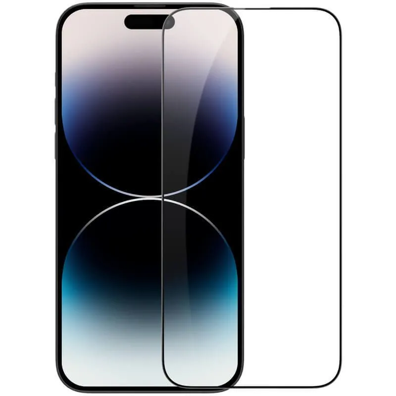 фото Защитное стекло mobility для iphone 14 pro полный клей, черный