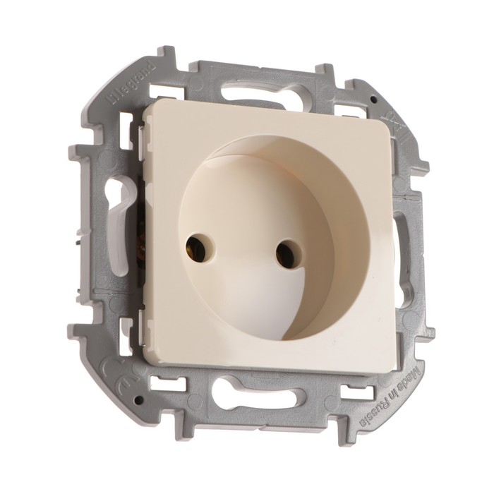 

Розетка Legrand INSPIRIA, 2 К, 16 А, 250 В, Слоновая кость, Белый