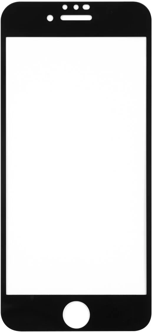 Защитное стекло mObility для iPhone 7/8/SE 2020 полный клей, черный