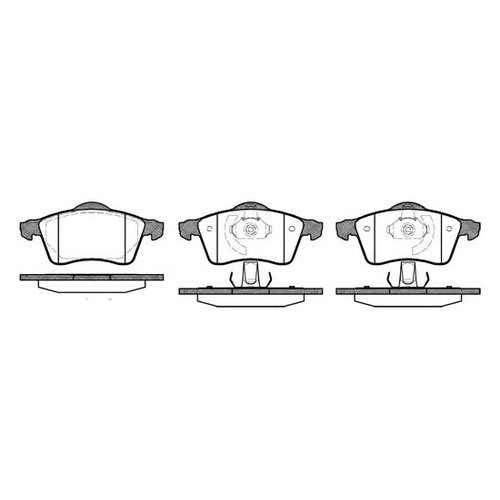 

618 00 =FDB1163=571934B колодки дисковые п. VW T4 2.5TDi &Syncro 96-98