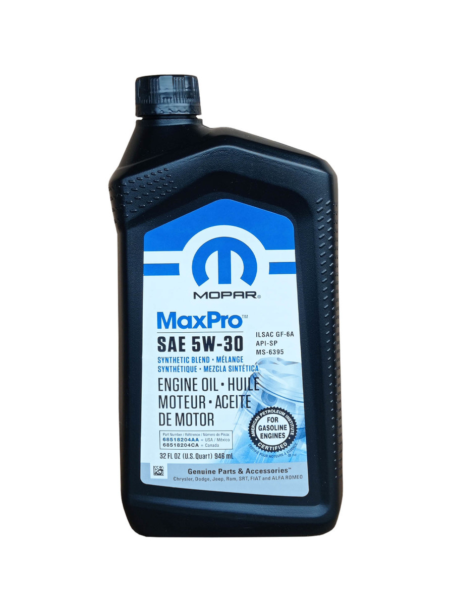 Моторное масло MOPAR MaxPro 5W30 0,946л