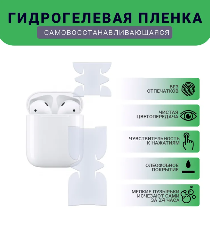 Защитная глянцевая пленка для Apple AirPods 1 600018283169