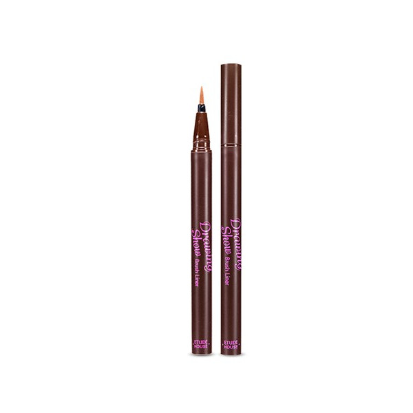 Подводка для глаз Etude House Drawing Show Brush Liner тон 02, brown purobio подводка для глаз on fleek brush tip кисть