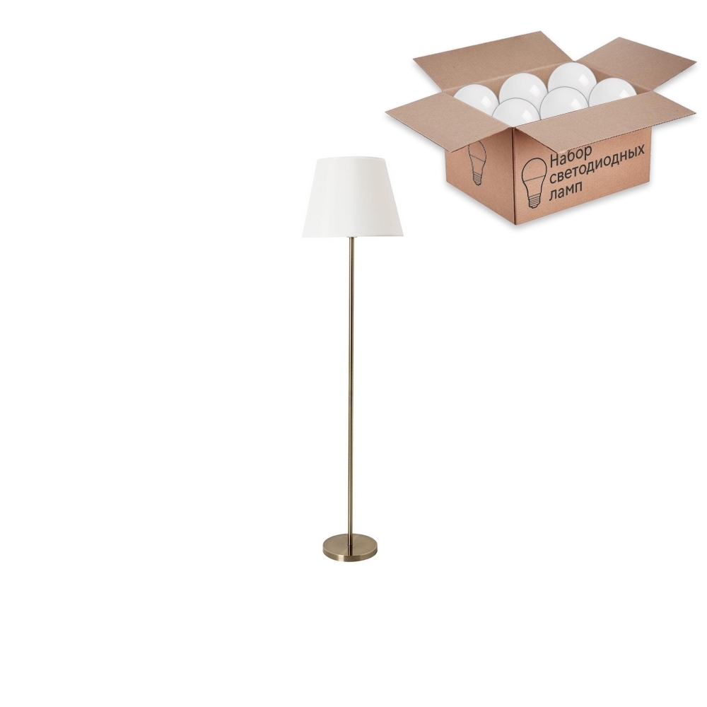 

Торшер Arte Lamp Elba A2581PN-1AB+Lamps