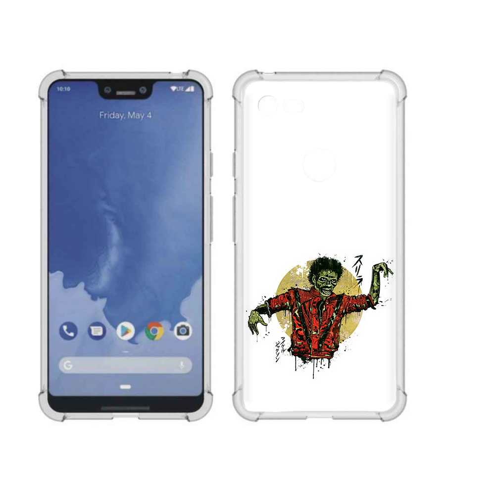 

Чехол MyPads Tocco для Google Pixel 3 XL Зомби, Прозрачный, Tocco