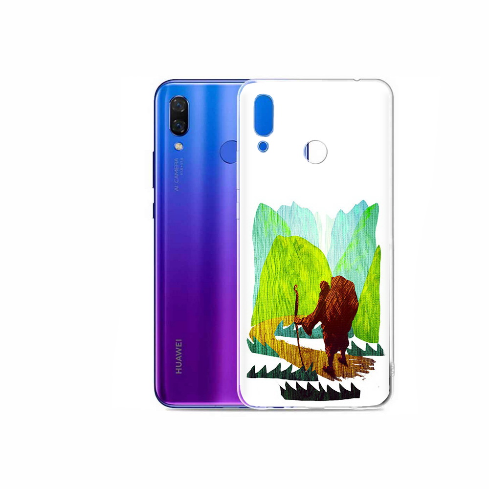 

Чехол MyPads Tocco для Honor Play Лесная тропа, Прозрачный, Tocco