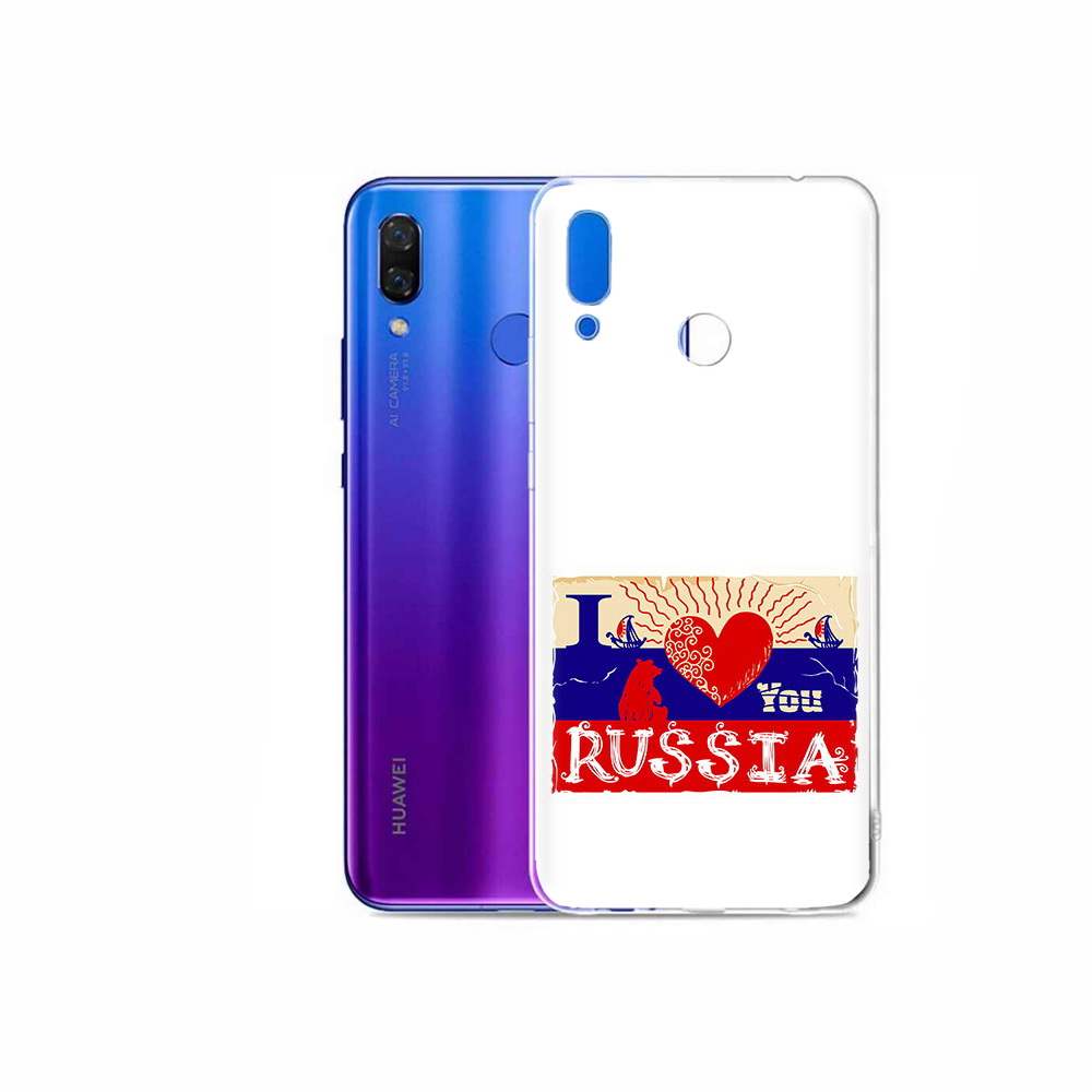 

Чехол MyPads Tocco для Honor Play Люблю Россию, Прозрачный, Tocco