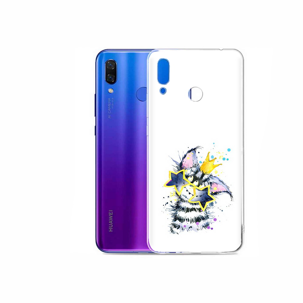 

Чехол MyPads Tocco для Honor Play Мартовский Нуся, Прозрачный, Tocco
