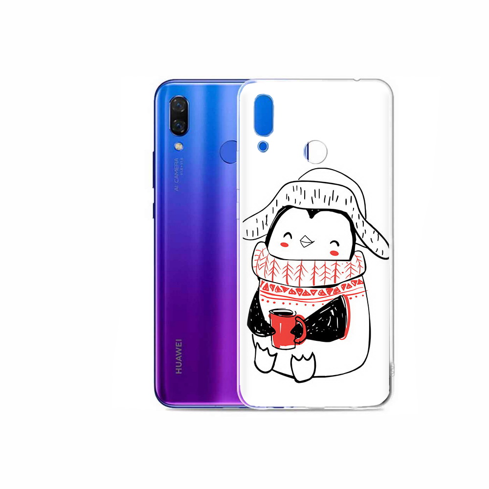 

Чехол MyPads Tocco для Honor Play Милый пингвин, Прозрачный, Tocco