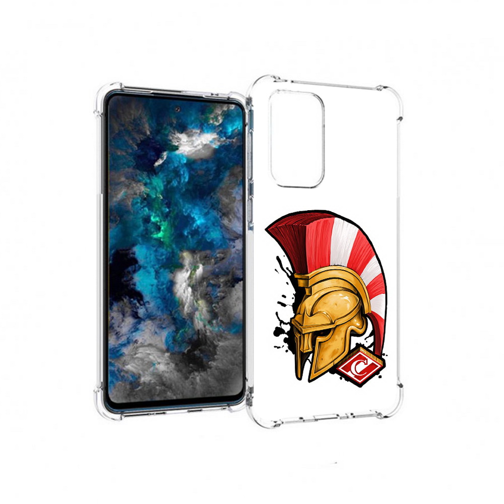 

Чехол MyPads Tocco для Samsung Galaxy A33 5G ФК спартак шлем, Прозрачный, Tocco