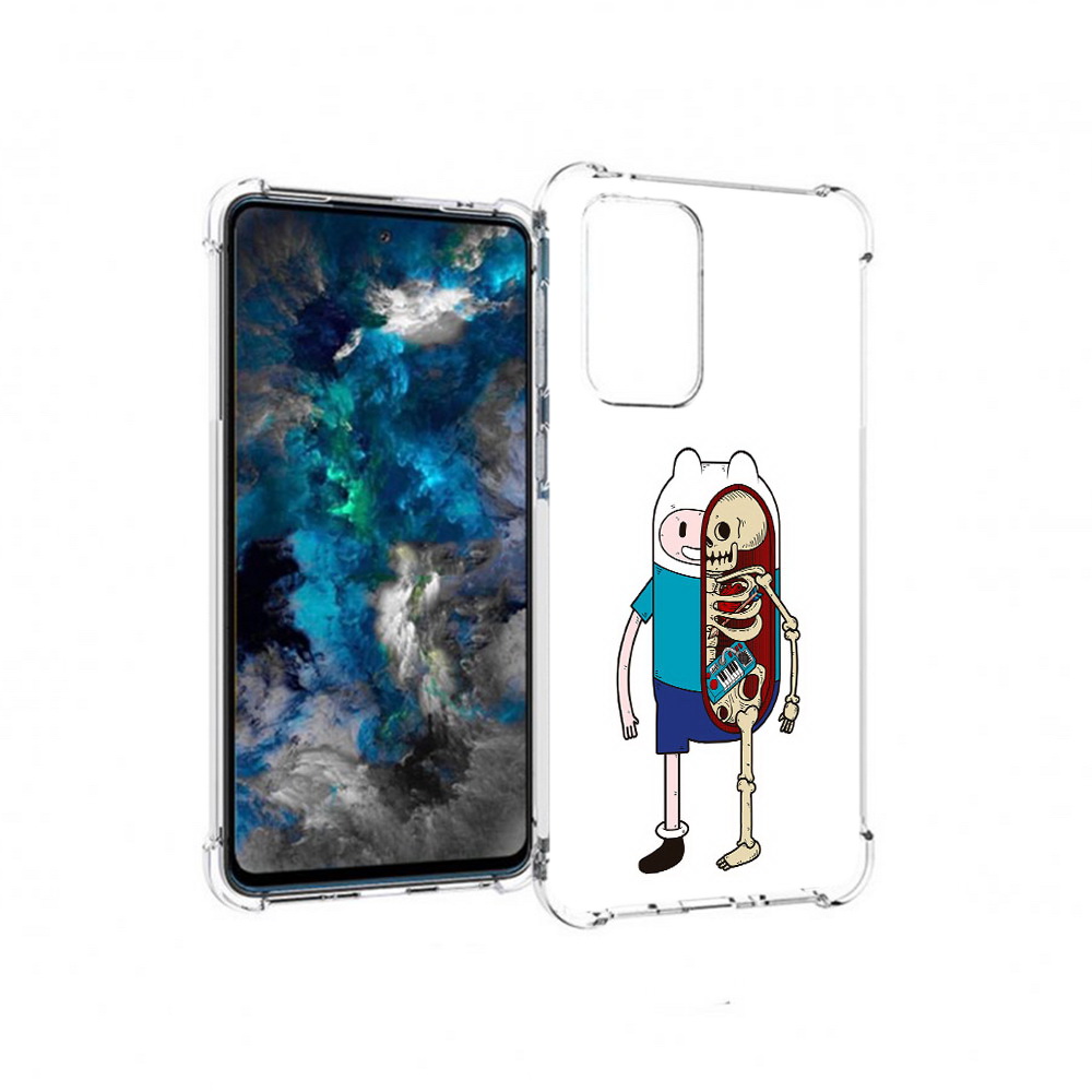 

Чехол MyPads Tocco для Samsung Galaxy A33 5G Финн скелет, Прозрачный, Tocco