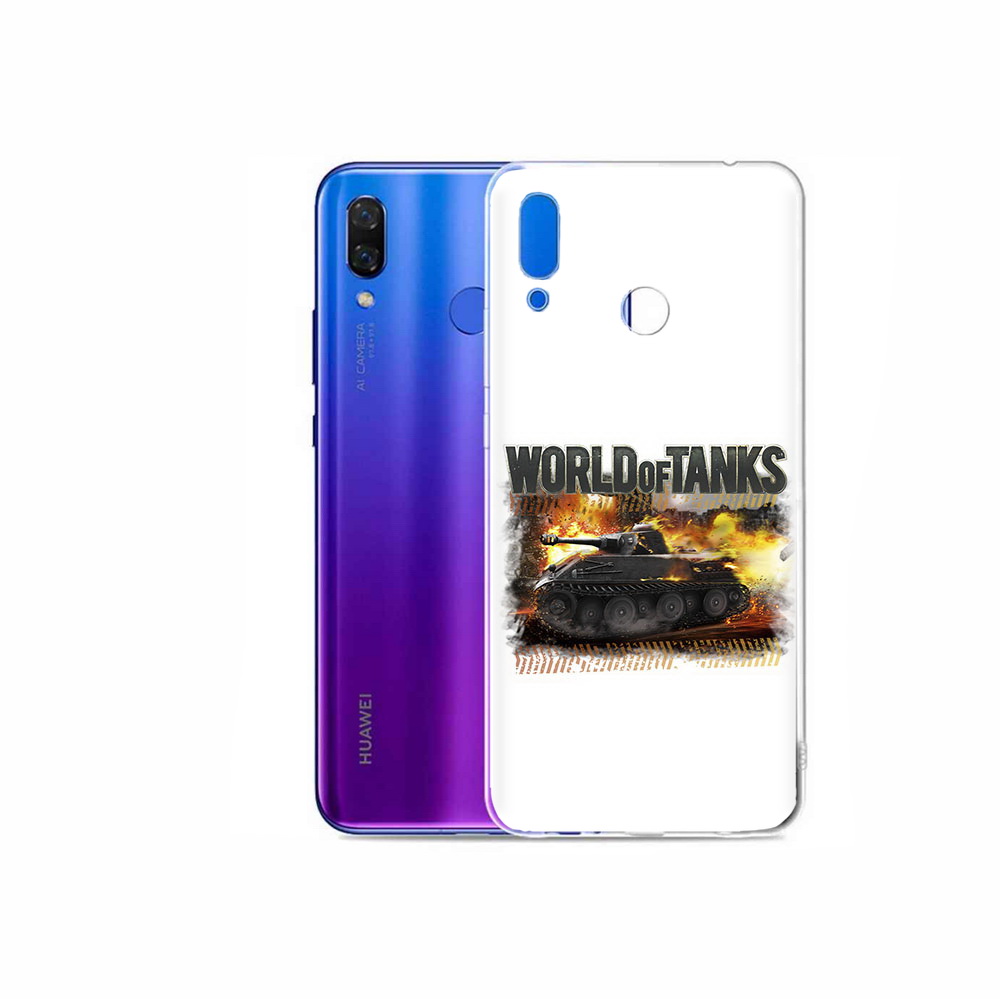 

Чехол MyPads Tocco для Honor Play Мир танков-2, Прозрачный, Tocco