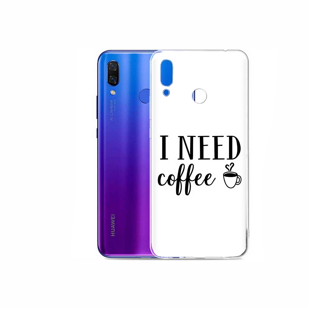 

Чехол MyPads Tocco для Honor Play Мне нужен кофе, Прозрачный, Tocco
