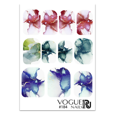 

Набор Vogue Nails Слайдер-дизайн №184, 2 шт.