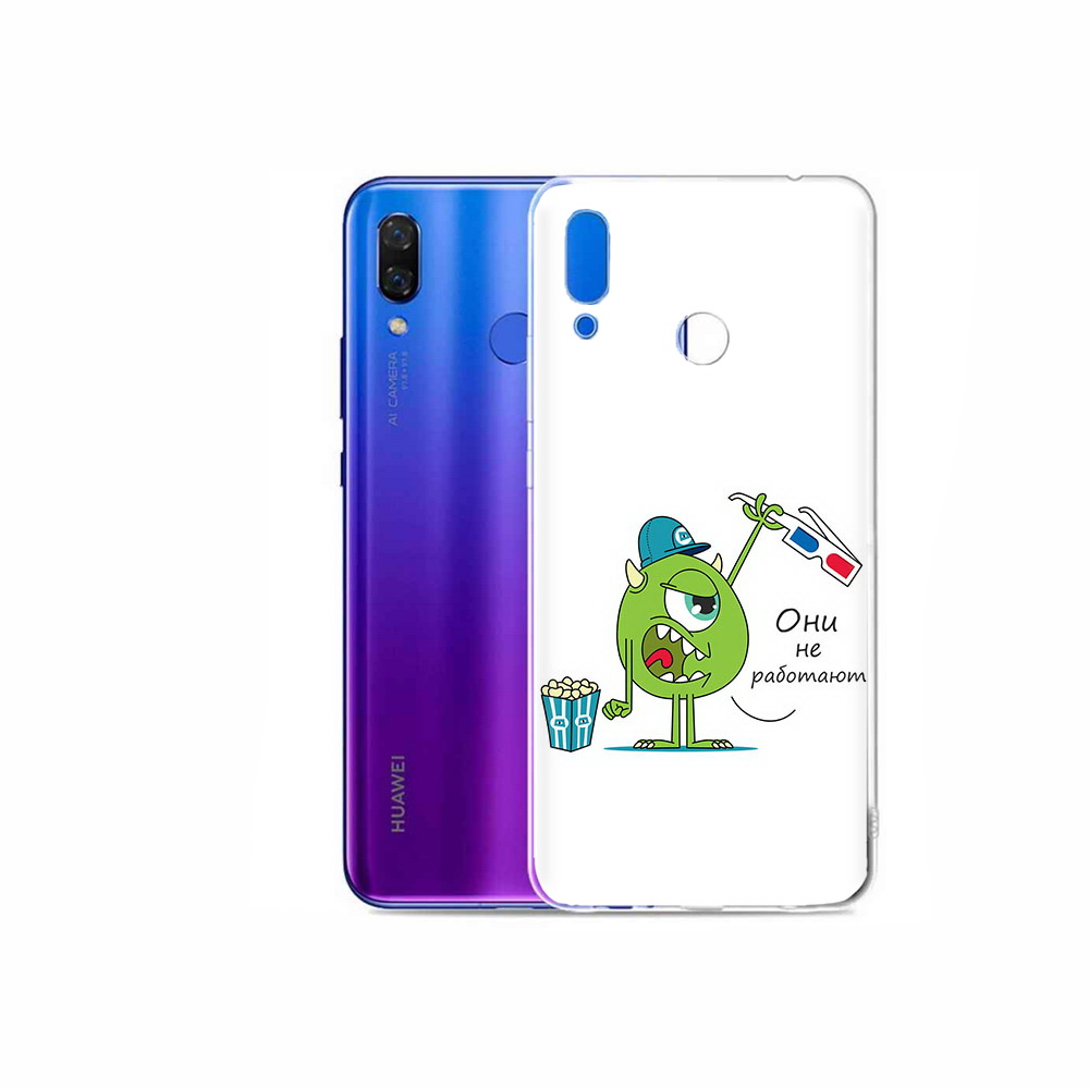 

Чехол MyPads Tocco для Honor Play Очки не работают, Прозрачный, Tocco