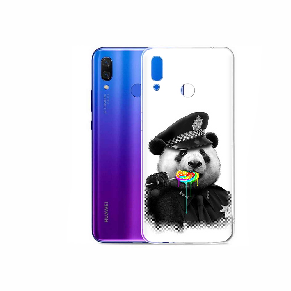 

Чехол MyPads Tocco для Honor Play Панда полиция, Прозрачный, Tocco