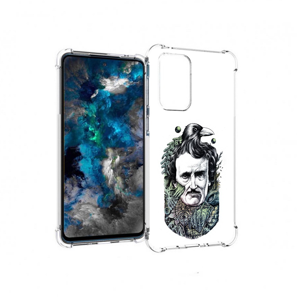 

Чехол MyPads Tocco для Samsung Galaxy A33 5G Эдгар Аллан с вороном, Прозрачный, Tocco