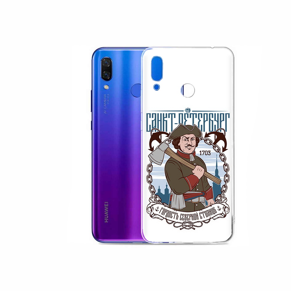 

Чехол MyPads Tocco для Honor Play Петр первый, Прозрачный, Tocco