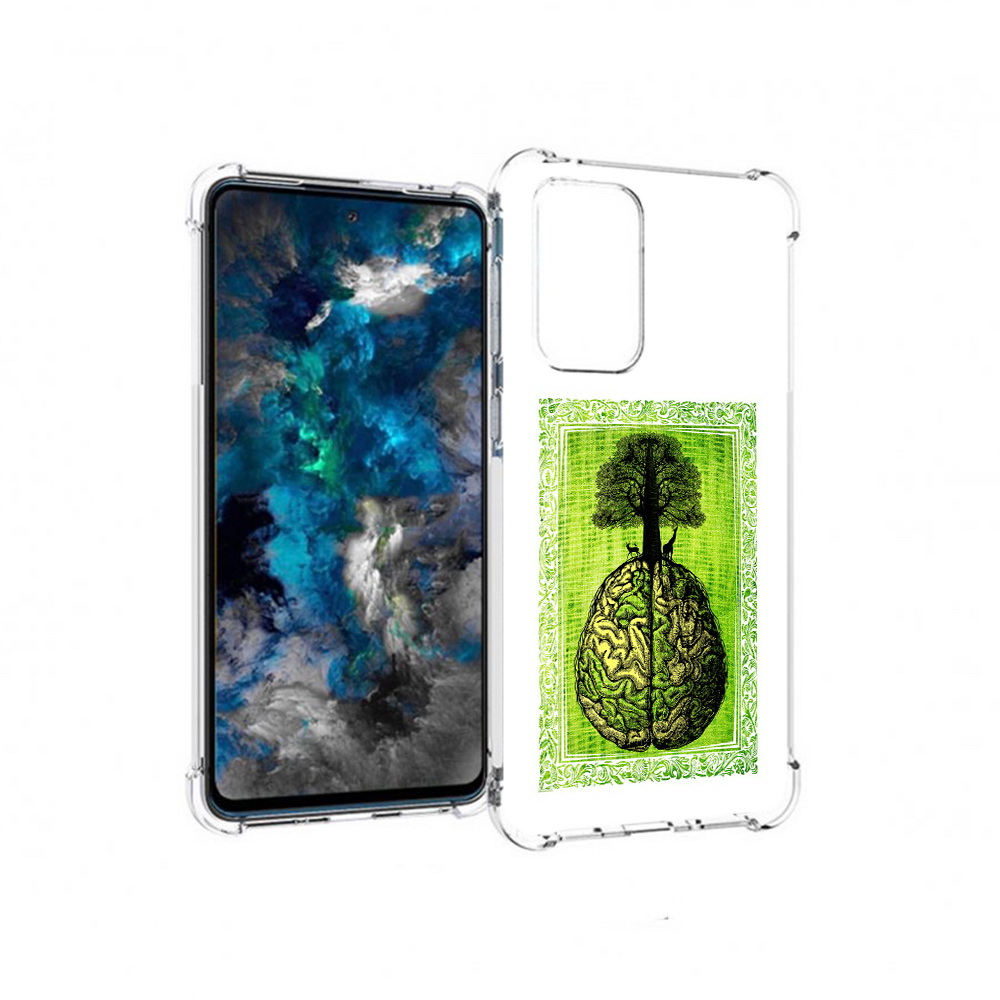 

Чехол MyPads Tocco для Samsung Galaxy A33 5G абстракция здоровый мозг, Прозрачный, Tocco