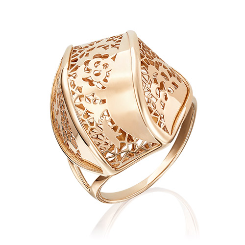 

Кольцо из красного золота р. , PLATINA jewelry 01-4772-00-000-1110-48, 01-4772-00-000-1110-48