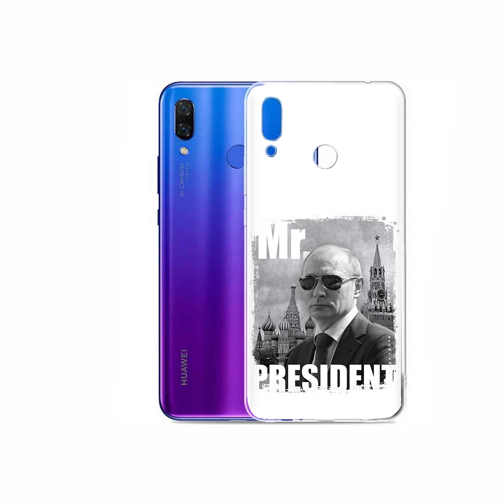 

Чехол MyPads Tocco для Honor Play Путин, Прозрачный, Tocco