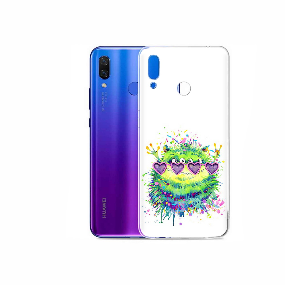 

Чехол MyPads Tocco для Honor Play Пушистый персонаж, Прозрачный, Tocco