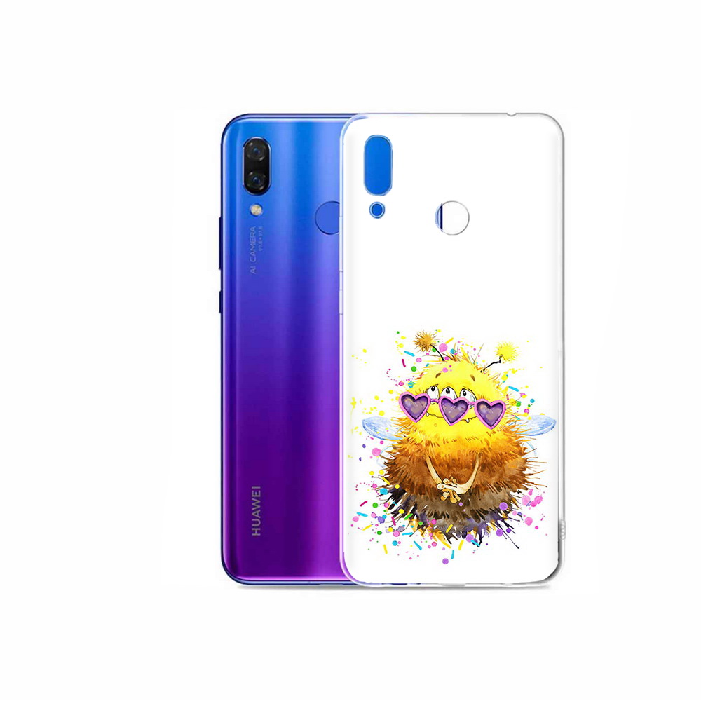 

Чехол MyPads Tocco для Honor Play Пушитый шмель, Прозрачный, Tocco