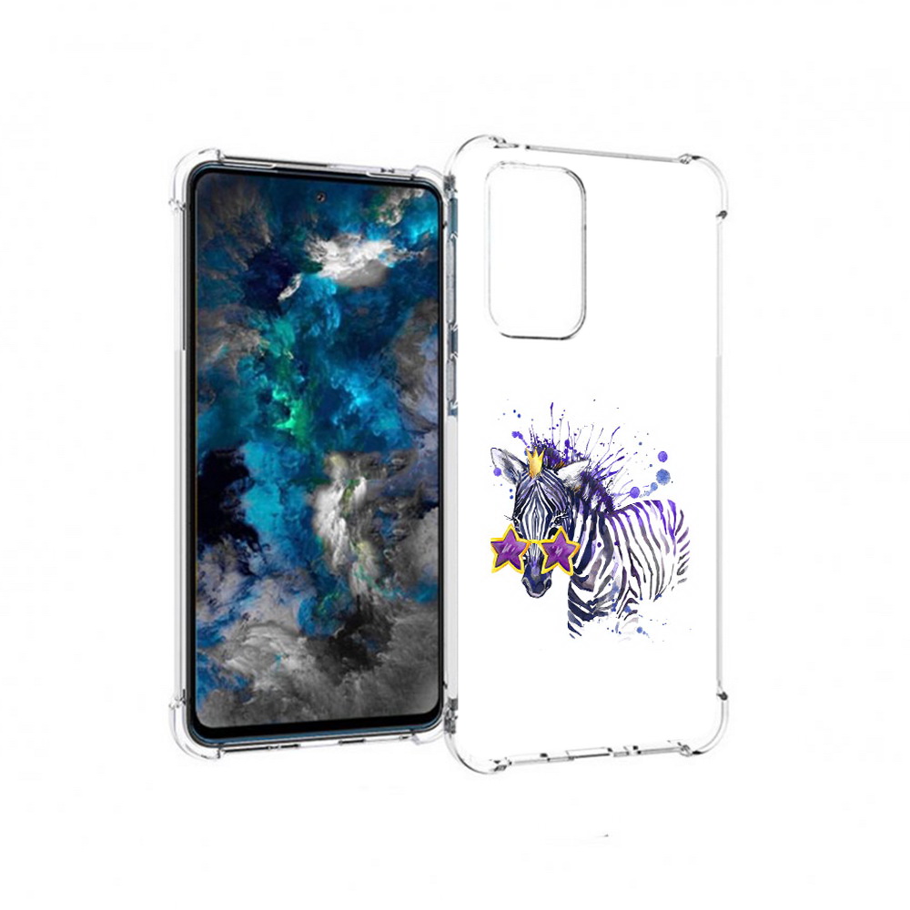 

Чехол MyPads Tocco для Samsung Galaxy A33 5G акварельная зебра, Прозрачный, Tocco