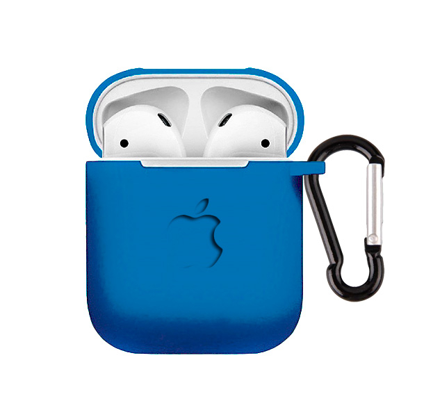 

Силиконовый чехол Rubber Case для Apple AirPods, голубой, Rubber Case