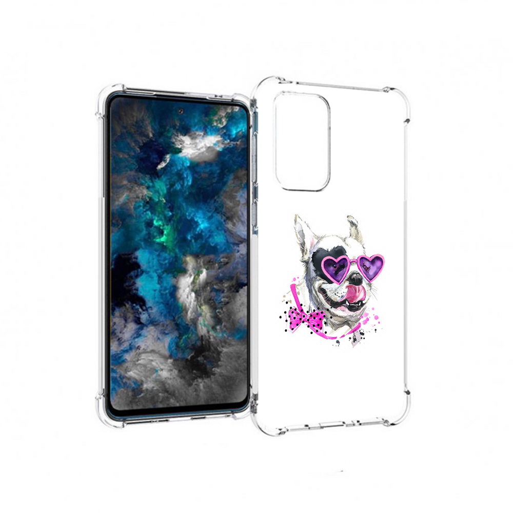 

Чехол MyPads Tocco для Samsung Galaxy A33 5G акварельный пёс, Прозрачный, Tocco