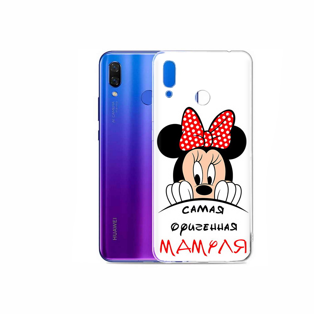 

Чехол MyPads Tocco для Honor Play Самая лучшая мамуля Мини Маус, Прозрачный, Tocco
