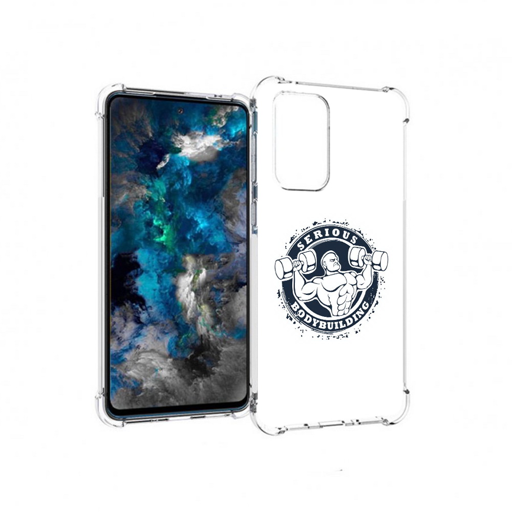 

Чехол MyPads Tocco для Samsung Galaxy A33 5G бодибилдинг воля к победе, Прозрачный, Tocco