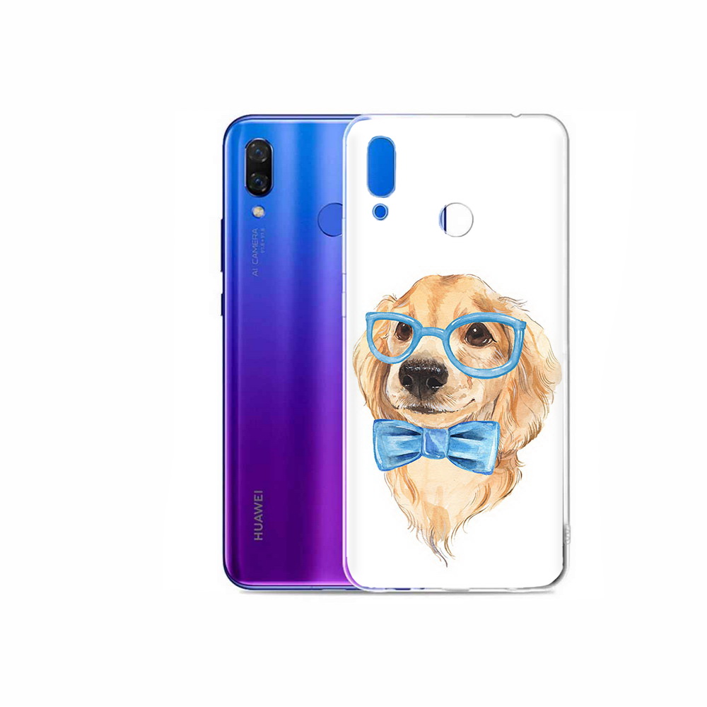 

Чехол MyPads Tocco для Honor Play Собака интеллигент, Прозрачный, Tocco
